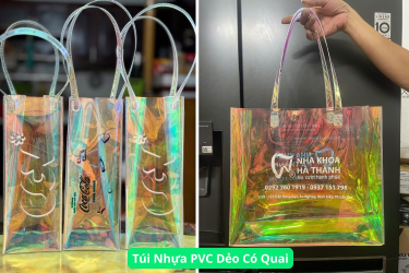 T&uacute;i Nhựa PVC Dẻo C&oacute; Quai