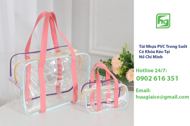T&uacute;i Nhựa PVC Trong Suốt C&oacute; Kh&oacute;a K&eacute;o Tại Hồ Ch&iacute; Minh